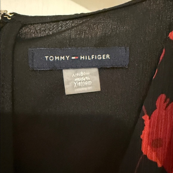 Tommy Hilfiger Black and Red Mini Dress - Picture 2 of 3